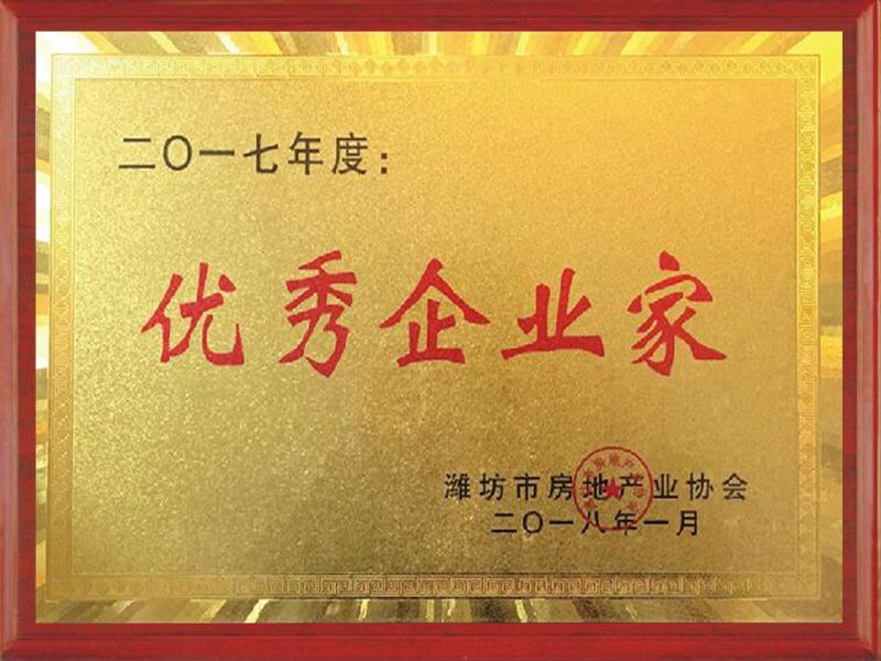 2017年度濰坊市房地產(chǎn)協(xié)會企業(yè)家